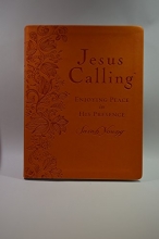 Cover art for Jesus Calling (Deluxe) Large Print - Orange Leathersoft