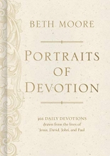 Cover art for Portraits of Devotion: 366 Daily Devotions drawn from the lives of Jesus, David, John, and Paul