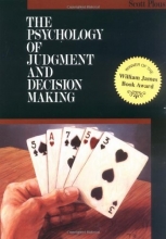 Cover art for The Psychology of Judgment and Decision Making (McGraw-Hill Series in Social Psychology)