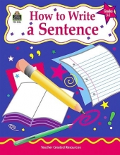 Cover art for How to Write a Sentence, Grades 3-5