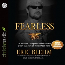 Cover art for Fearless: The Undaunted Courage and Ultimate Sacrifice of Navy SEAL Team SIX Operator Adam Brown