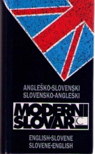 Cover art for Anglesko-slovenski, slovensko-angleski slovar =: English-Slovene, Slovene-English dictionary (Moderni slovar)