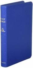 Cover art for NLT Pitt Minion Reference Bible, Blue Calf Split Leather, Red-letter Text, NL444:XR