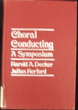 Cover art for Choral Conducting : A Symposium
