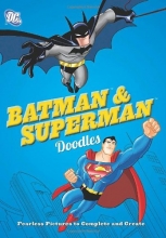 Cover art for DC Comics Batman & Superman Doodles: Fearless Pictures to Complete and Create