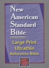 Cover art for Large Print Ultrathin Reference Bible-NASB
