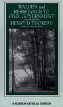 Cover art for Walden and Resistance to Civil Government (Norton Critical Editions)