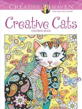 Cover art for Creative Haven Creative Cats Coloring Book (Adult Coloring)