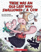 Cover art for There was an old lady who swallowed a cow!