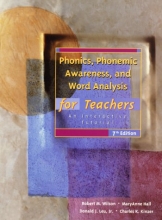 Cover art for Phonics, Phonemic Awareness, and Word Analysis for Teachers: An Interactive Tutorial (7th Edition)