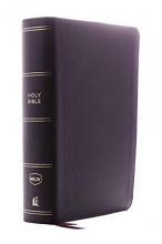 Cover art for NKJV, Single-Column Reference Bible, Genuine Leather, Black, Comfort Print: Holy Bible, New King James Version
