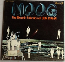 Cover art for Moog - The Electric Eclectics of Dick Hyman (USA 1st pressing vinyl LP)
