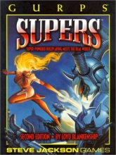 Cover art for GURPS: Supers Second Edition (Superhero Roleplaying)
