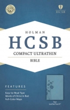 Cover art for HCSB Compact Ultrathin Bible, Teal LeatherTouch