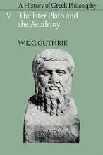 Cover art for A History of Greek Philosophy v5 (Later Plato & the Academy)