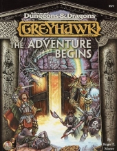 Cover art for Greyhawk: The Adventure Begins (Advanced Dungeons & Dragons)