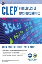 Cover art for CLEP Principles of Macroeconomics Book + Online (CLEP Test Preparation)