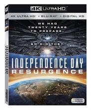 Cover art for Independence Day Resurgence (4K + Blu-ray + Digital)