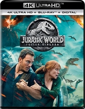 Cover art for Jurassic World: Fallen Kingdom (4K + Blu-ray + Digital)