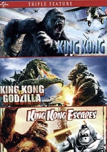 Cover art for King Kong, King Kong vs Godzilla, King Kong Escapes