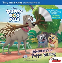Cover art for Puppy Dog Pals Read-Along Storybook and CD Adventures in Puppy-Sitting