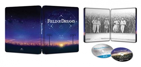 Cover art for Field of Dreams 30th Anniversary Limited Edition Steelbook 4k Blu Ray HD + Blu Ray + Digital