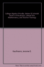 Cover art for College Algebra (Prindle, Weber & Schmidt Series in Precalculus, Liberal Arts Mathematics, aNd Teacher Training)