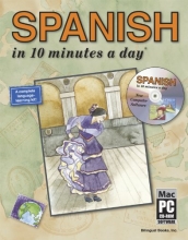 Cover art for SPANISH in 10 minutes a day with CD-ROM