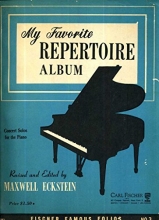 Cover art for My Favorite Repertoire Album-22 Concert Solos for the Piano (Fischer famous folios)