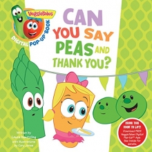 Cover art for VeggieTales: Can You Say Peas and Thank You?, a Digital Pop-Up Book (padded)