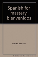 Cover art for Spanish for mastery, bienvenidos