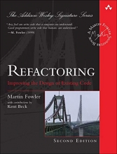 Cover art for Refactoring: Improving the Design of Existing Code (2nd Edition) (Addison-Wesley Signature Series (Fowler))