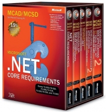 Cover art for MCAD/MCSD Self-Paced Training Kit: Microsoft (2nd Edition) .NET Core Requirements, Exams 70-305, 70-315, 70-306, 70-316, 70-310, 70-320, and 70-300 box vol. set