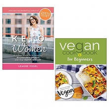 Cover art for Keto For Women, Vegan Cookbook For Beginners 2 Books Collection Set