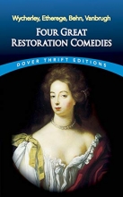 Cover art for Four Great Restoration Comedies (Dover Thrift Editions)
