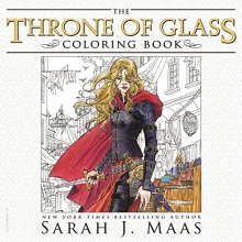 Cover art for The Throne of Glass Coloring Book