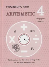 Cover art for Progressing with Arithmetic Grade 4 Math Teacher's Manual Part 2