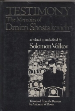 Cover art for Testimony: The Memoirs of Dmitri Shostakovich