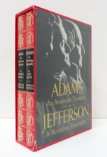 Cover art for Jefferson. a Revealing Biography. Adams. an American Dynasty. Two Volumes in Slip Case