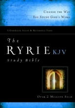 Cover art for The Ryrie KJV Study Bible Hardcover Red Letter Indexed (Ryrie Study Bibles 2012)