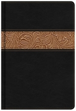 Cover art for KJV Reader's Bible, Black/Brown Tooled LeatherTouch