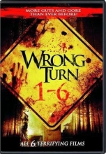 Cover art for Wrong Turn 1 - 6 Complete Collection DVD 