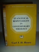 Cover art for Evangelical Responsibility in Contemporary Theology (A Pathway Book)