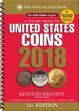 Cover art for A Guide Book of United States Coins 2018: The Official Red Book, Spiral