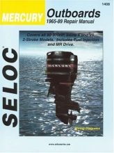 Cover art for Seloc Mercury Outboards, 1965-89, Repair Manual: 90-300 Horsepower 6-Cylinder (Seloc Marine Tune-Up and Repair Manuals)