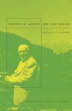 Cover art for Theodor W. Adorno: One Last Genius