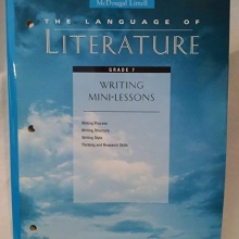 Cover art for Language of Literature, Grade 7, Writing Mini-Lessons