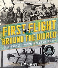 Cover art for First Flight Around the World: The Adventures of the American Fliers Who Won the Race