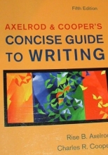 Cover art for Axelrod & Coopers Concise Guide to Writing" 5th (fifth) Edition