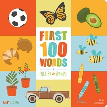 Cover art for First 100 Words in English and Spanish (English and Spanish Edition)